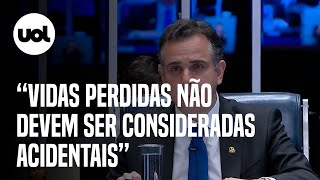 Pacheco cobra poder público após desastre no Litoral Norte de SP: 'o Estado precisa se impor'