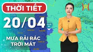 Dự báo thời tiết Hà Nội đêm nay, ngày mai 20/04 | Hà Nội nhiều mây, mưa dông rải rác