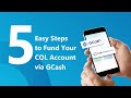 How to Fund Your COL Account via GCASH