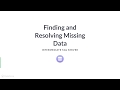SQL Tutorial : Finding and Resolving Missing Data