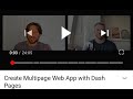 Create Multipage Web App with Dash Pages