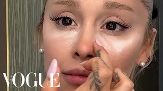 Ariana Grande's Button Nose Makeup Trick