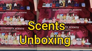 Macy's Favorites Scent Sets For Him And Her | Unboxing | Global Cosmetics | Valentines Day Gifts