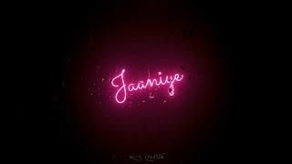Jaaniye ❤ YRKKH// Black screen 🖤 Glowing lyrics ✨ with Raindrops! !!