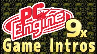 【PCエンジン】HuCARD オープニング集9タイトル【レトロゲーム / PC Engine / Retro Video Game Intros】