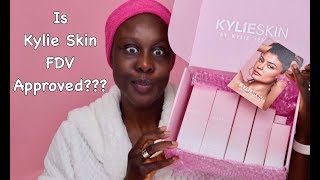 KYLIE SKIN FIRST IMPRESSIONS & REVIEW! Is it FDV APPROVED? | Fumi Desalu-Vold