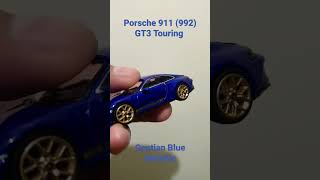 Porsche 911 (992) GT3 Touring Gentian Blue Metallic #porsche #911 #gt3touring #minigt #diecast