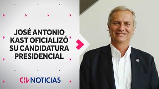 José Antonio Kast oficializó su candidatura presidencial y presiona a Chile Vamos