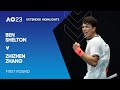 Ben Shelton v Zhizhen Zhang Extended Highlights | Australian Open 2023 First Round