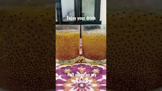 Sugandha/Nannari Soda with Katora/Gondh Katira 😃 | Super Cool Summer Drink 🍹#shorts