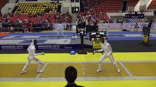 Asian Championships 2018 Bangkok Day03 -19June2018 : Women’s Epee Ind_8 Round_KOR vs KOR