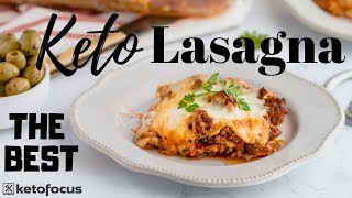 EASY KETO LASAGNA RECIPE | No Zucchini Involved!! | EASY KETO DINNER RECIPE
