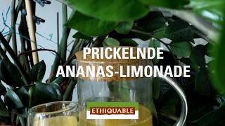 Prickelnde Ananas-Limonade