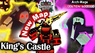 Floor 10 Legendary Drops How To Get To The Boss Mini - new map king s castle defeating new bosses beast master arch mage in dungeon quest roblox