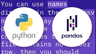 How to add header row to a pandas DataFrame