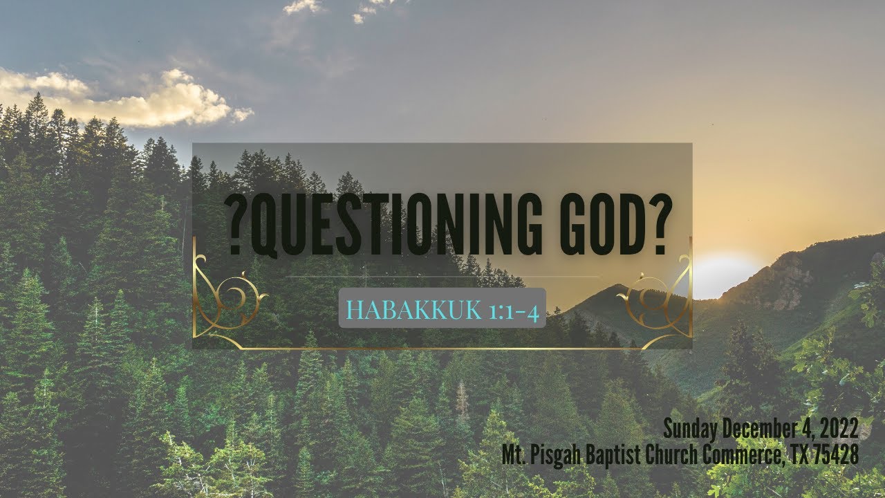 Questioning God Youtube