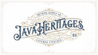 Using Layered Fonts - Java Heritages Typeface