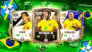 Brazil - Best Ever Squad Builder! We Got R9, Neymar, Kaka!!! FC Mobile