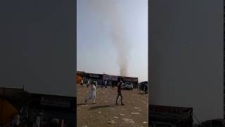 Aurangabad ijtema 2018 | small tornado | blew away all the garbage