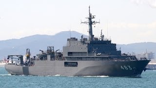 海上自衛隊 敷設艦むろと 海上公試 JMSDF ARC-483 JS Muroto - 2014