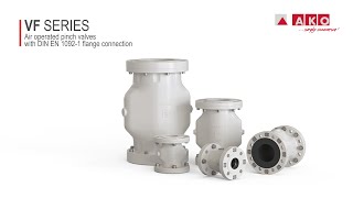 Air operated pinch valve - operating principle and mode of operation (VF series)