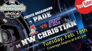 Northland Basketball Boys - 3A Playoffs - No. 3 Page vs No. 14 NW Christian