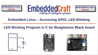 Accessing GPIO and LED Blinking - LED Blinking Program in C for Beaglebone Black board
