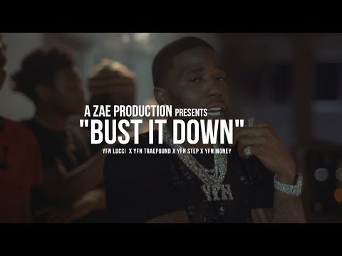 Video : YFN Lucci ft YFN Trae Pound, YFN Step & YFN Money - Bust It Down