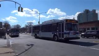 NYC Bus: Queens Center bound Orion VII 6875/6871 Q88 at I-495/188 St