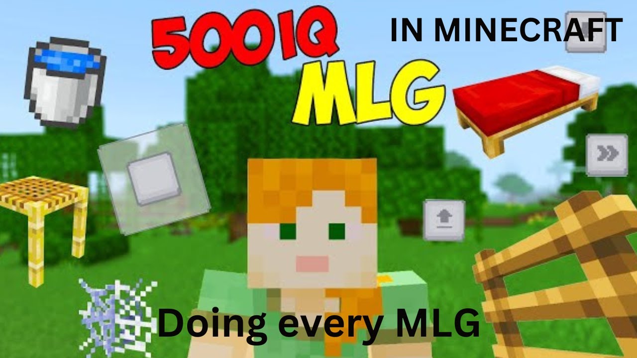 Doing Every Mlg In Minecraft Youtube