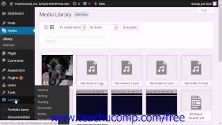 WordPress 4.0 Training Tutorial Managing Media Settings