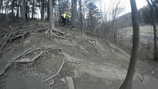 RIDING GNARLY LINES AT THE LOCAL TRAILS!!!!