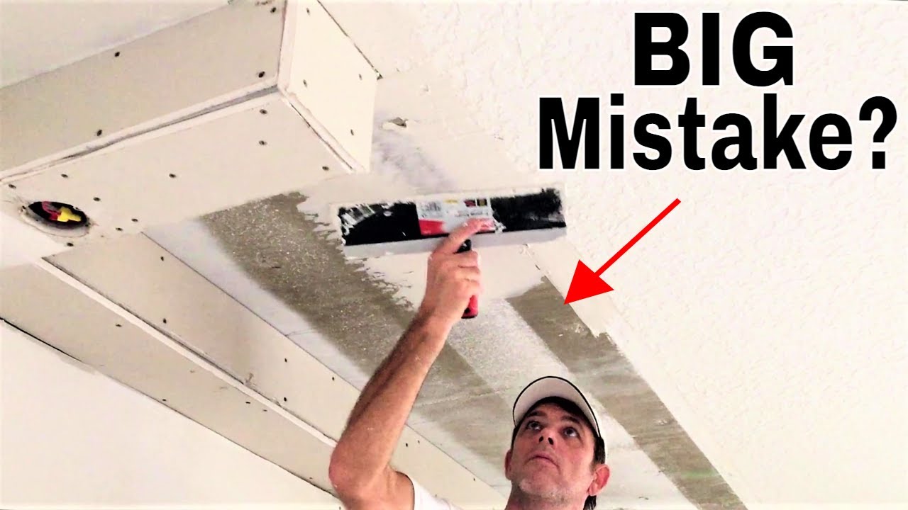 How To Skim Coat A Concrete Ceiling | Shelly Lighting