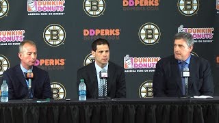 Bruins GM Sweeney announced in press conference