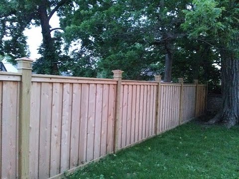 Cedar Fence Build 1 Cedar Fence Build 1