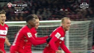 Denis Glushakov's goal. Spartak vs Akmar | RPL 2016/17
