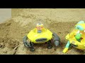 뽀로로 모래놀이 미끄럼틀 수영장 장난감 놀이 sandbox play with slide swimming pool toys