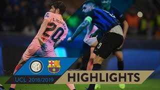 INTER 1-1 BARCELONA | HIGHLIGHTS | Matchday 04 - UEFA Champions League 2018/19