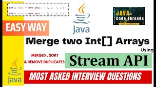 Merged two arrays into a single array with sorting and remove duplicates