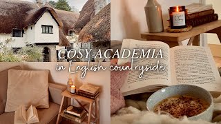 Cosy Academia in English Countryside 📚 slow living, book recommendations, simple & silent UK vlog