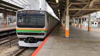 E231系1000番台U513編成(機器更新車)横浜駅発車