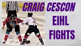 Craig Cescon EIHL fights