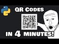 Create QR codes with Python in 4 minutes! 📱