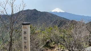 【ドローン山頂空撮⑲】  本社ケ丸《秀麗富嶽十二景十二番山頂》（山梨県大月市）