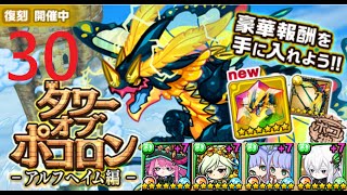 【ポコダン】アルフヘイム編  30階  雷二塔  波可龍迷宮