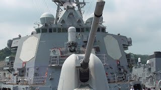 アメリカ海軍　ミサイル駆逐艦ベンフォールド　一般公開　横須賀サマーフェスタ　 USS Benfold　DDG-65　yokosuka us navy