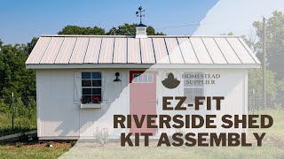 EZ-Fit Riverside Shed Kit 12x20 Assembly