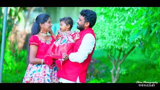 Venuhya First Birthday Photoshoot video #Cake smash# MomDad NagMahi# Chiru photography #