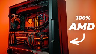 🔴ULTIMATE full AMD Creator PC | Team RED 'Monster' feat. Red Devil 7900XTX + Ryzen 7950x