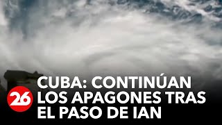 CUBA: continúan los apagones  tras el paso de Ian